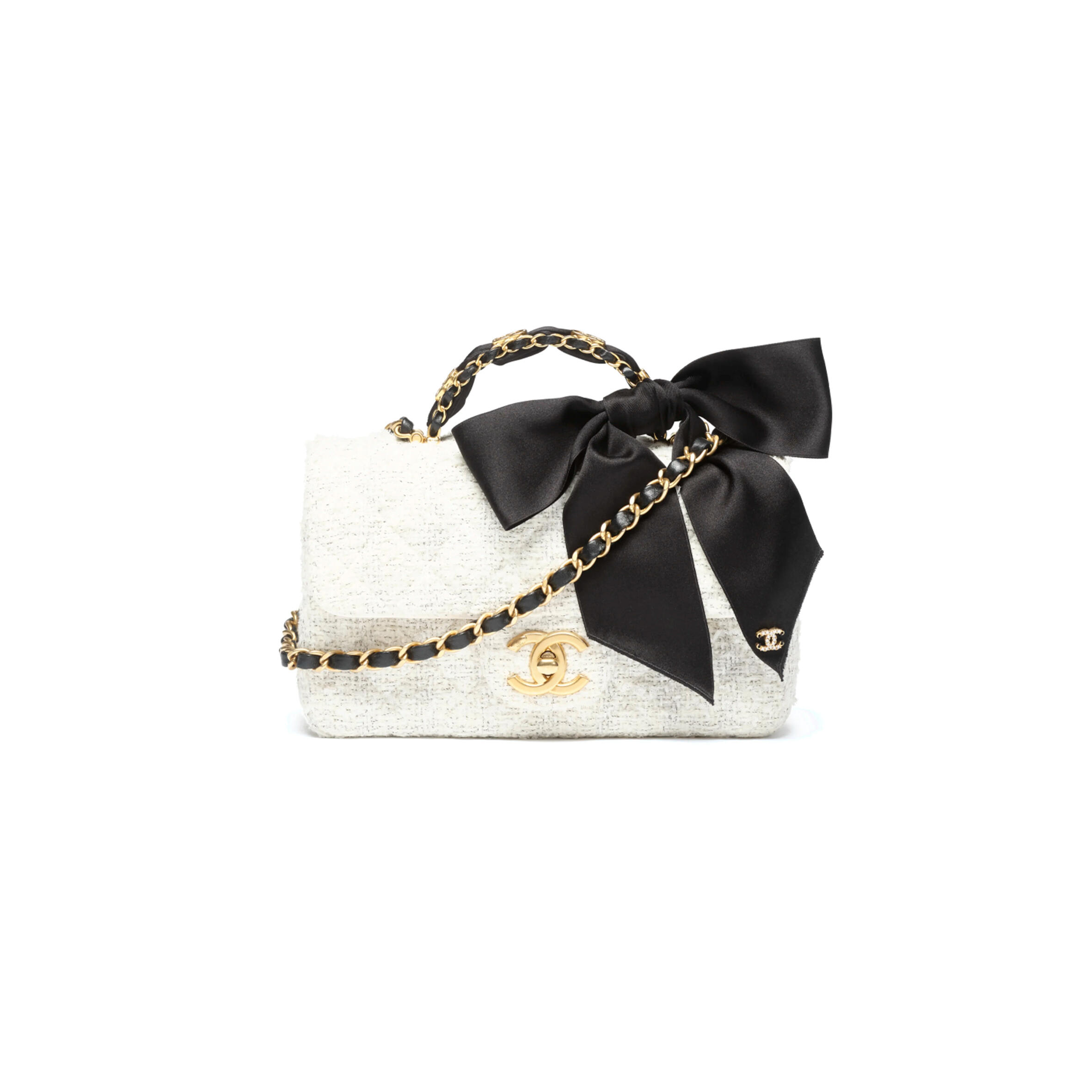 CHANEL MASTER MINI FLAP BAG WITH TOP HANDLE AS5875 (20*13*6cm)